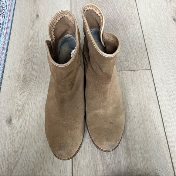 UGG Australia Darling Suede Ankle Boots Chestnut Size 11 - Picture 3 of 10